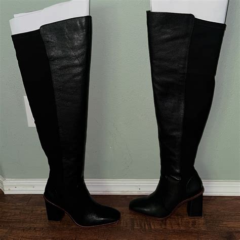 vince camuto thigh high boots.